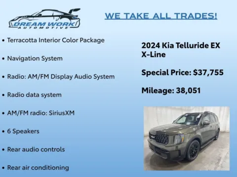 Photos of 2024 Kia Telluride EX X-Line for sale in Charlotte, NC at Dream Work Automotive