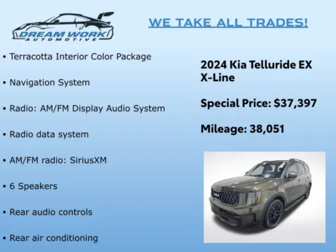 Photos of 2024 Kia Telluride EX X-Line for sale in Charlotte, NC at Dream Work Automotive