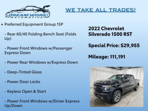 Photos of 2022 Chevrolet Silverado 1500 LTD RST for sale in Charlotte, NC at Dream Work Automotive