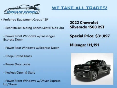 Photos of 2022 Chevrolet Silverado 1500 LTD RST for sale in Charlotte, NC at Dream Work Automotive