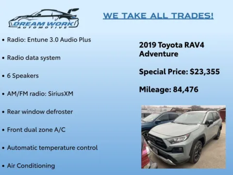 Photos of 2019 Toyota RAV4 Adventure for sale in Charlotte, NC at Dream Work Automotive