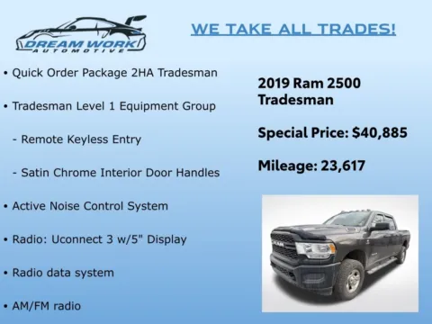 Photos of 2019 Ram 2500 Tradesman for sale in Charlotte, NC at Dream Work Automotive