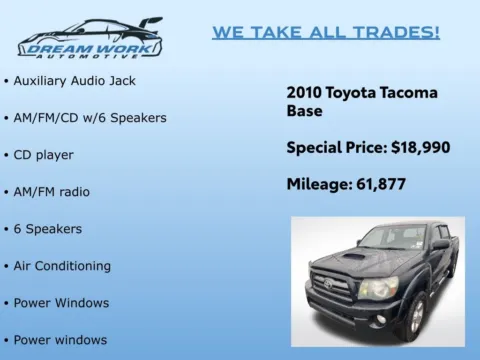 Photos of 2010 Toyota Tacoma for sale in Charlotte, NC at Dream Work Automotive