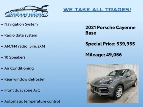 Photos of 2021 Porsche Cayenne for sale in Charlotte, NC at Dream Work Automotive