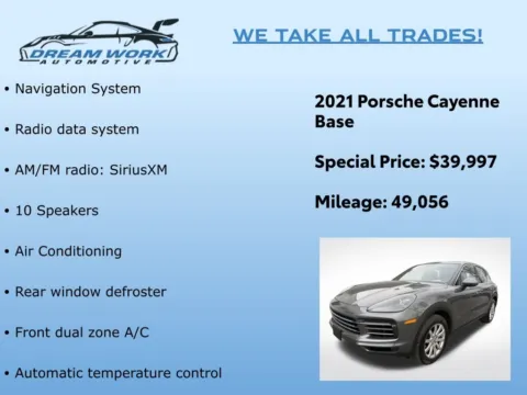Photos of 2021 Porsche Cayenne for sale in Charlotte, NC at Dream Work Automotive