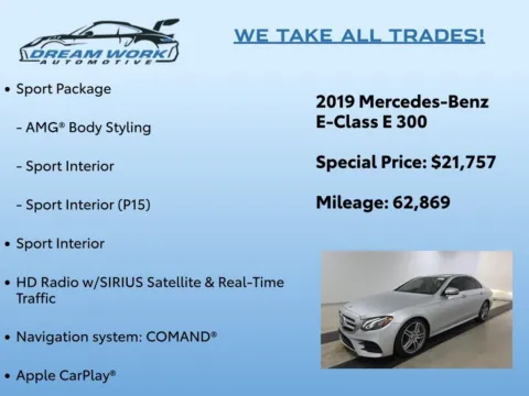 Photos of 2019 Mercedes-Benz E-Class E 300 for sale in Charlotte, NC at Dream Work Automotive