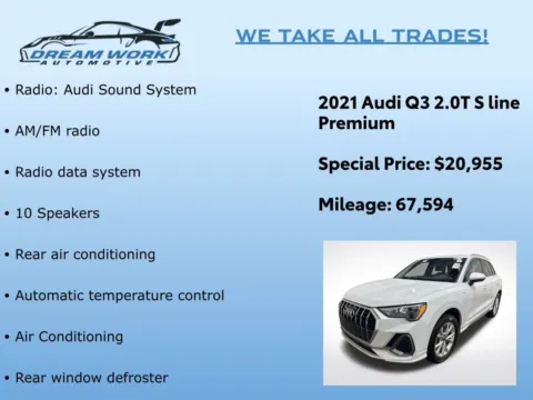 Photos of 2021 Audi Q3 Premium for sale in Charlotte, NC at Dream Work Automotive