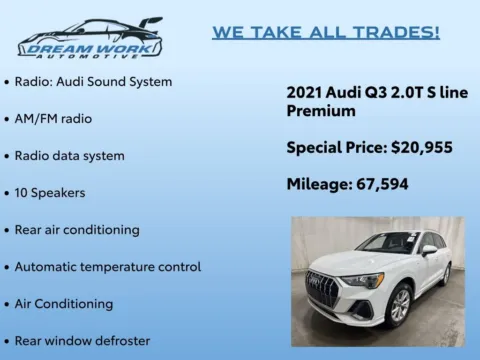 Photos of 2021 Audi Q3 Premium for sale in Charlotte, NC at Dream Work Automotive