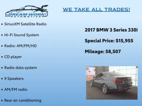 Photos of 2017 BMW 3 Series 330i for sale in Charlotte, NC at Dream Work Automotive