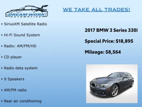 Photos of 2017 BMW 3 Series 330i for sale in Charlotte, NC at Dream Work Automotive