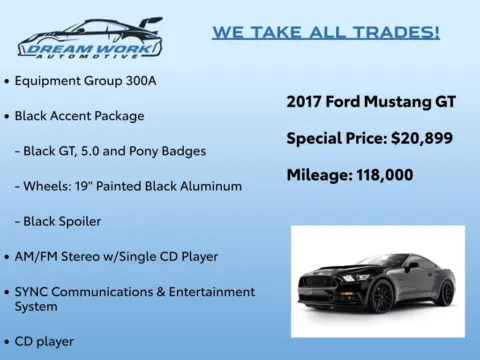 Photos of 2017 Ford Mustang GT for sale in Charlotte, NC at Dream Work Automotive