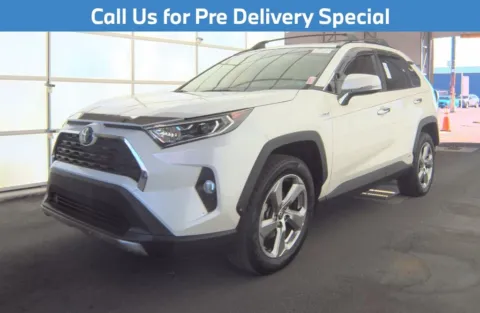 White 2021 Toyota RAV4 Hybrid XLE Premium for sale in Charlotte, NC