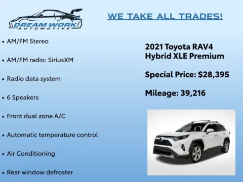 Photos of 2021 Toyota RAV4 Hybrid XLE Premium for sale in Charlotte, NC at Dream Work Automotive