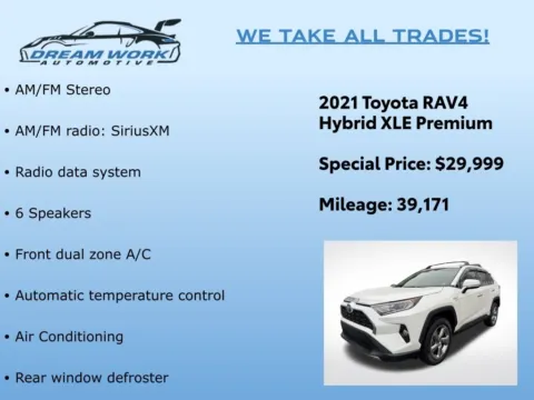 Photos of 2021 Toyota RAV4 Hybrid XLE Premium for sale in Charlotte, NC at Dream Work Automotive