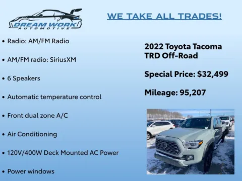 Photos of 2022 Toyota Tacoma TRD Off-Road for sale in Charlotte, NC at Dream Work Automotive