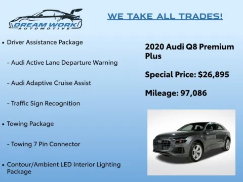 Photos of 2020 Audi Q8 55 Premium Plus for sale in Charlotte, NC at Dream Work Automotive
