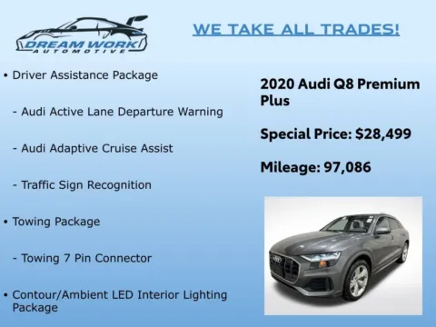 Photos of 2020 Audi Q8 55 Premium Plus for sale in Charlotte, NC at Dream Work Automotive