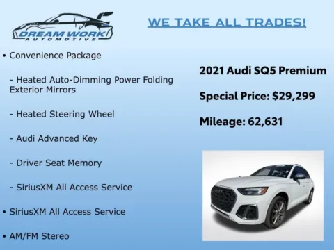 Photos of 2021 Audi SQ5 Premium for sale in Charlotte, NC at Dream Work Automotive