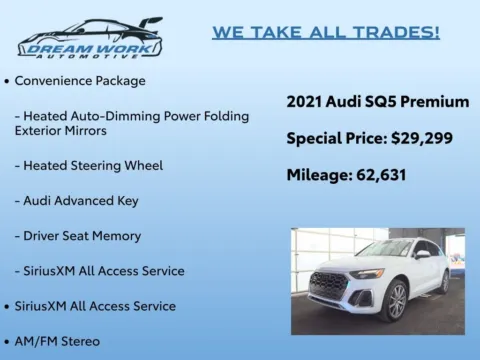 Photos of 2021 Audi SQ5 Premium for sale in Charlotte, NC at Dream Work Automotive