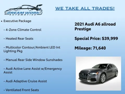Photos of 2021 Audi A6 allroad Prestige for sale in Charlotte, NC at Dream Work Automotive