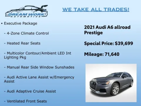 Photos of 2021 Audi A6 allroad Prestige for sale in Charlotte, NC at Dream Work Automotive