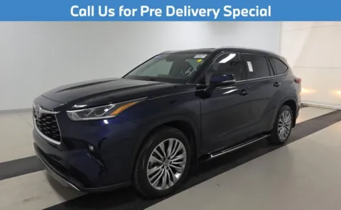 Blue 2021 Toyota Highlander Platinum for sale in Charlotte, NC