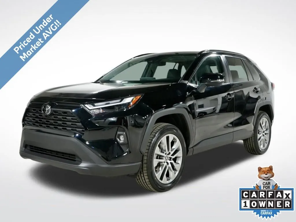 Black 2022 Toyota RAV4 XLE Premium for sale in Charlotte, NC