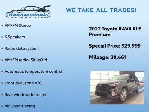 Photos of 2022 Toyota RAV4 XLE Premium for sale in Charlotte, NC at Dream Work Automotive