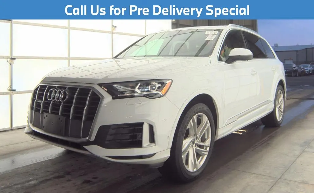 White 2021 Audi Q7 55 Premium for sale in Charlotte, NC