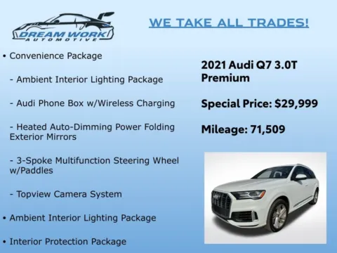 Photos of 2021 Audi Q7 55 Premium for sale in Charlotte, NC at Dream Work Automotive