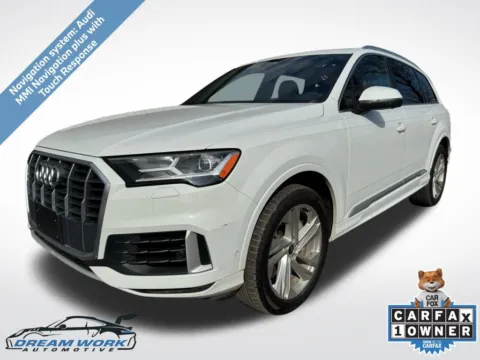White 2021 Audi Q7 55 Premium for sale in Charlotte, NC