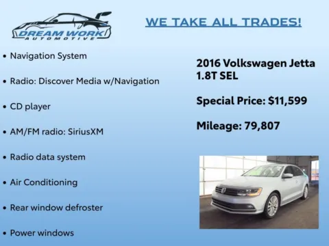 Photos of 2016 Volkswagen Jetta 1.8T SEL for sale in Charlotte, NC at Dream Work Automotive
