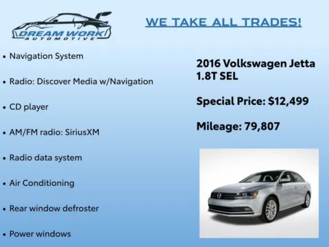 Photos of 2016 Volkswagen Jetta 1.8T SEL for sale in Charlotte, NC at Dream Work Automotive