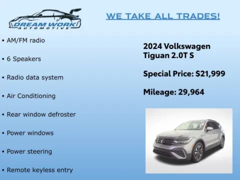 Photos of 2024 Volkswagen Tiguan 2.0T S for sale in Charlotte, NC at Dream Work Automotive