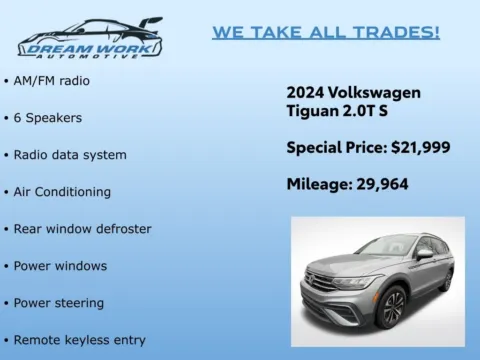 Photos of 2024 Volkswagen Tiguan 2.0T S for sale in Charlotte, NC at Dream Work Automotive