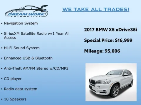 Photos of 2017 BMW X5 xDrive35i for sale in Charlotte, NC at Dream Work Automotive