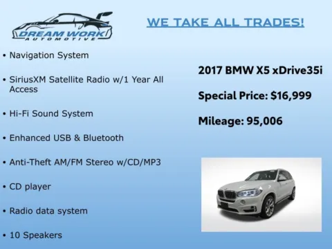 Photos of 2017 BMW X5 xDrive35i for sale in Charlotte, NC at Dream Work Automotive