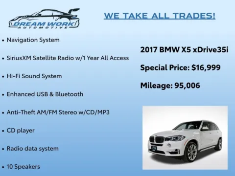 Photos of 2017 BMW X5 xDrive35i for sale in Charlotte, NC at Dream Work Automotive