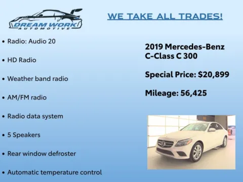 Photos of 2019 Mercedes-Benz C-Class C 300 for sale in Charlotte, NC at Dream Work Automotive