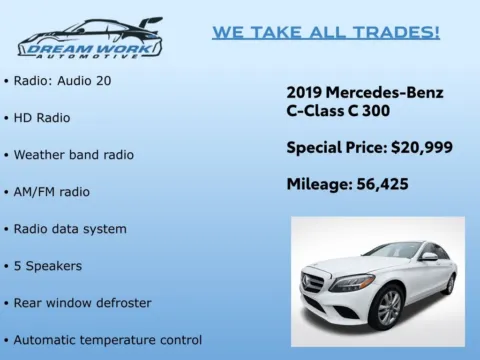 Photos of 2019 Mercedes-Benz C-Class C 300 for sale in Charlotte, NC at Dream Work Automotive