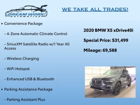 Photos of 2020 BMW X5 xDrive40i for sale in Charlotte, NC at Dream Work Automotive
