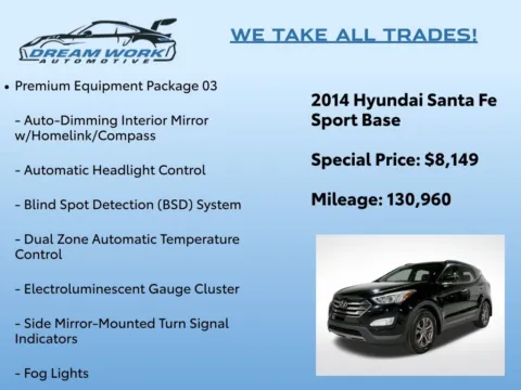 Photos of 2014 Hyundai Santa Fe Sport for sale in Charlotte, NC at Dream Work Automotive