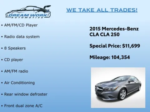 Photos of 2015 Mercedes-Benz CLA 250 for sale in Charlotte, NC at Dream Work Automotive