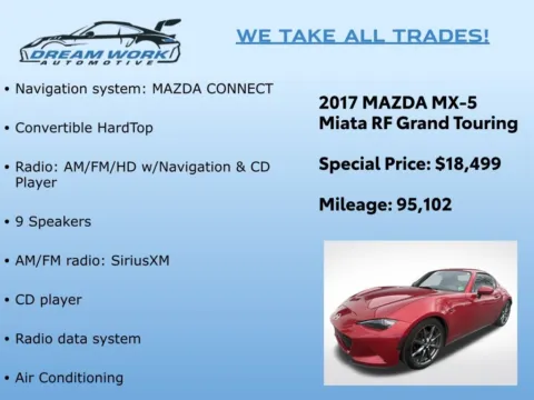 Photos of 2017 Mazda Miata RF Grand Touring for sale in Charlotte, NC at Dream Work Automotive
