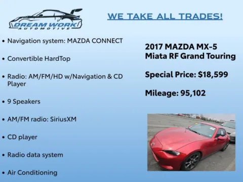 Photos of 2017 Mazda Miata RF Grand Touring for sale in Charlotte, NC at Dream Work Automotive