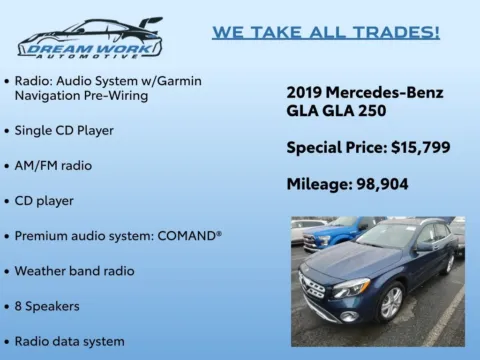 Photos of 2019 Mercedes-Benz GLA 250 for sale in Charlotte, NC at Dream Work Automotive