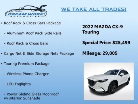 Photos of 2022 Mazda CX-9 Touring for sale in Charlotte, NC at Dream Work Automotive