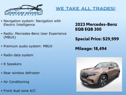 Photos of 2023 Mercedes-Benz EQB 300 for sale in Charlotte, NC at Dream Work Automotive