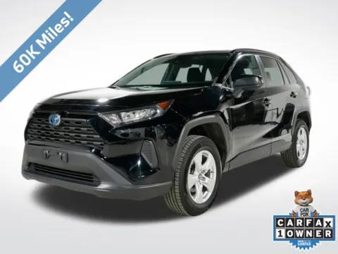 Black 2021 Toyota RAV4 Hybrid LE for sale in Charlotte, NC