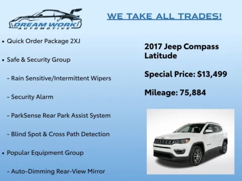 Photos of 2017 Jeep New Compass Latitude for sale in Charlotte, NC at Dream Work Automotive